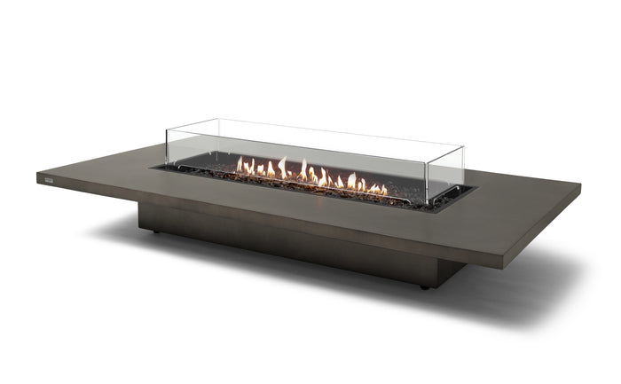 EcoSmart Fire Daiquiri 70 Gas Fire Pit Table Natural