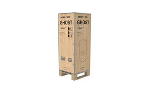 EcoSmart Fire Ghost Designer Fireplace Stainless Steel