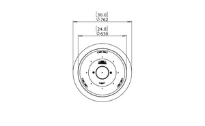 EcoSmart Fire Pod 30 Fire Pit Bowl Graphite