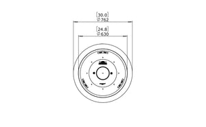 EcoSmart Fire Pod 30 Gas Fire Pit Bowl Bone