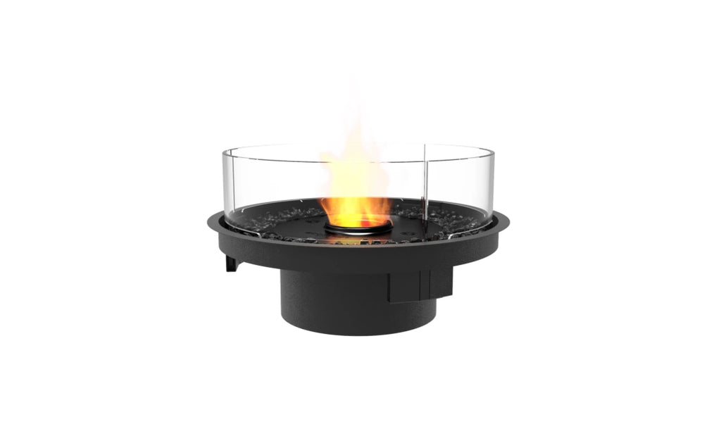 EcoSmart Fire Round 20 Gas Fire Pit Kit Black