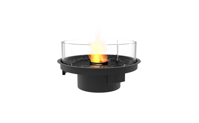 EcoSmart Fire Round 20 Gas Fire Pit Kit Black