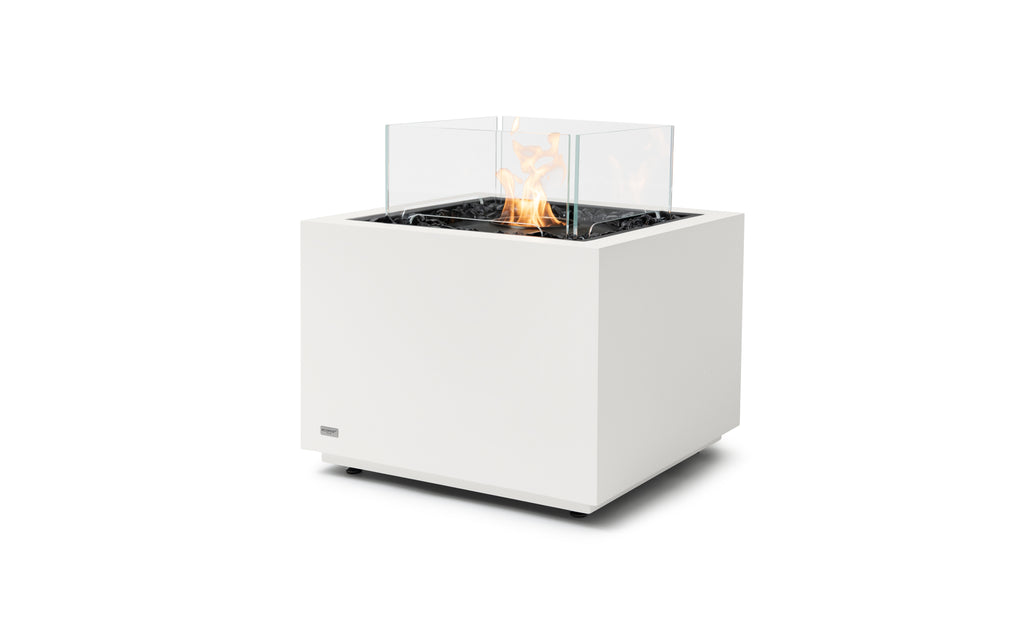 EcoSmart Fire Sidecar 24 Gas Fire Pit Table Bone