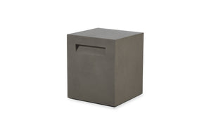 EcoSmart Fire Tank Concrete Bar Stool Natural