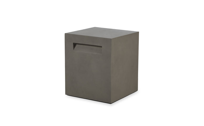 EcoSmart Fire Tank Concrete Bar Stool Natural