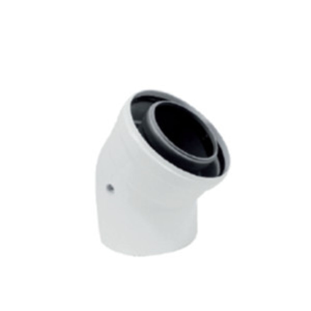 5" Concentric Flue - Elbow 45° BGT - Black