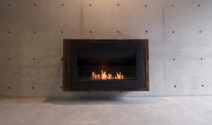 EcoSmart Firebox 1100CV Curved Fireplace Black