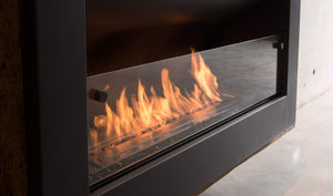 EcoSmart Firebox 1100CV Curved Fireplace Black