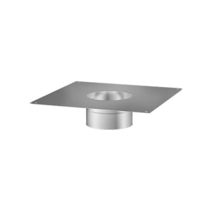 5” Balanced Gas Flue -  Airtight Plates - Stainless Steel