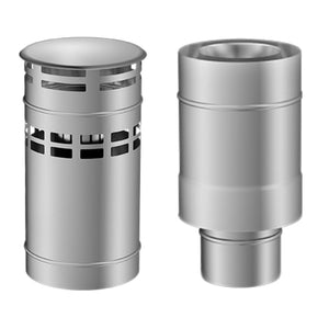 5” Balanced Gas Flue -  Terminals - Stainless Steel