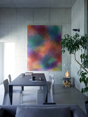 EcoSmart Fire Ghost Designer Fireplace Stainless Steel