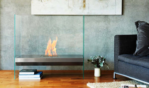EcoSmart Fire Igloo Designer Fireplace Stainless Steel