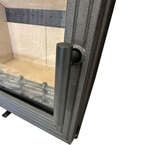 Woodford - Pankhurst Large 8kW Eco Design Wood Burning Stove handle detail